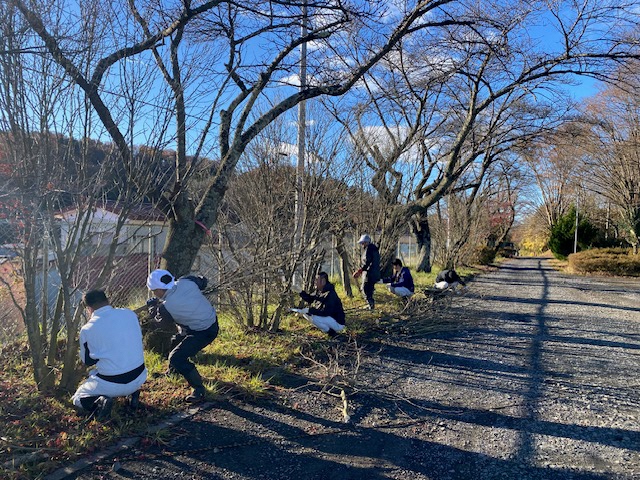 白河市立白河第一小学校でボランティア活動